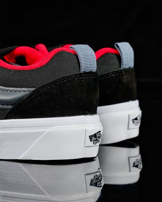 Vans Knu Skool Black Red Cordura - 4
