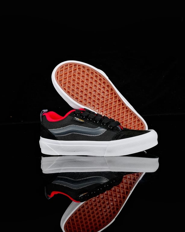 Vans Knu Skool Black Red Cordura - 6
