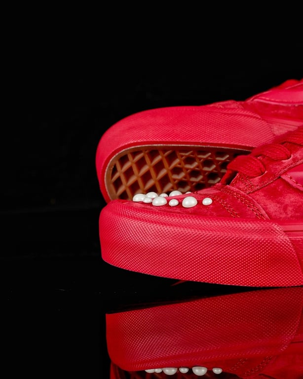 Vans Knu Skool Red Pearl Studs - 2