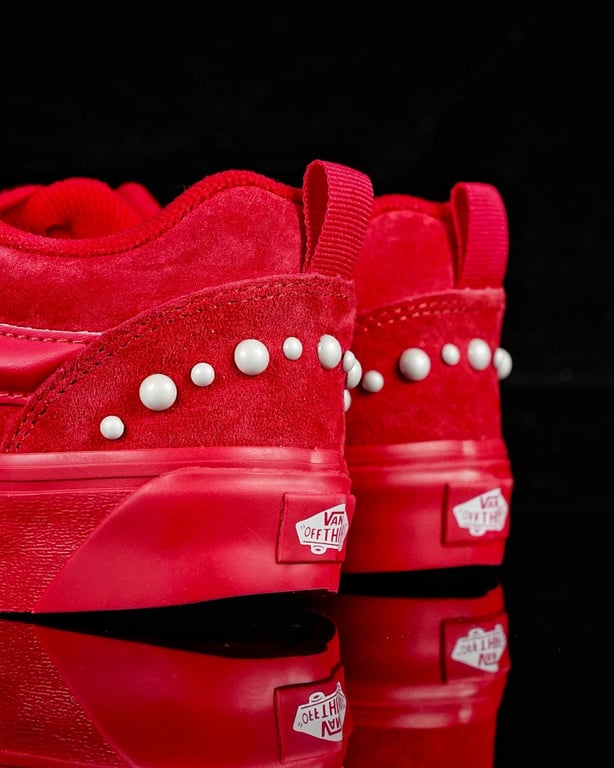 Vans Knu Skool Red Pearl Studs - 4