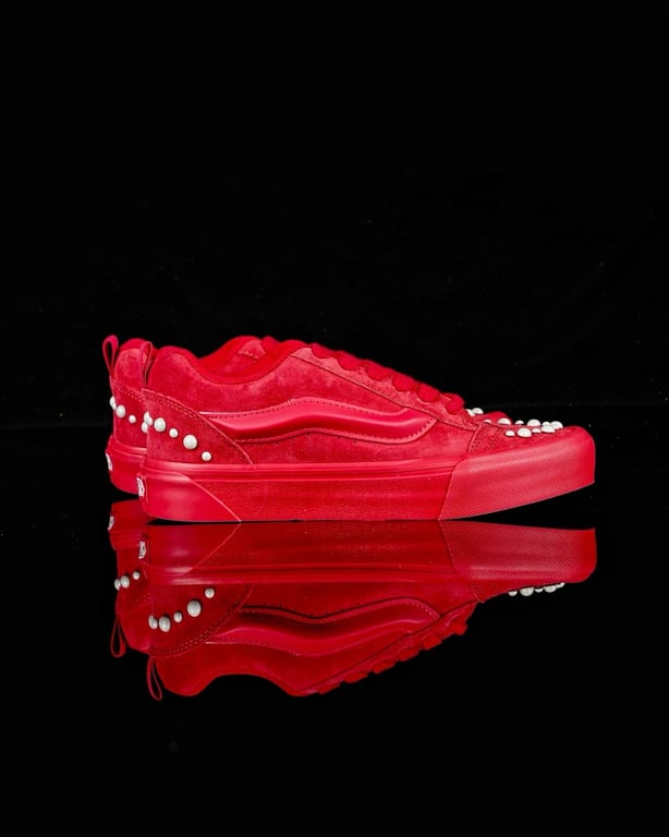 Vans Knu Skool Red Pearl Studs - 8