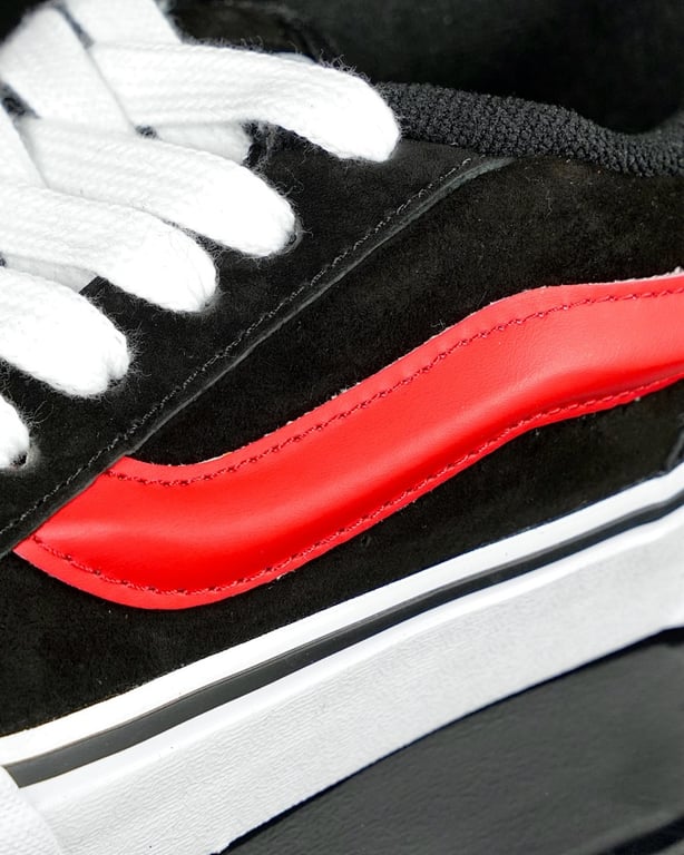 Vans Knu Skool Black Red - 7