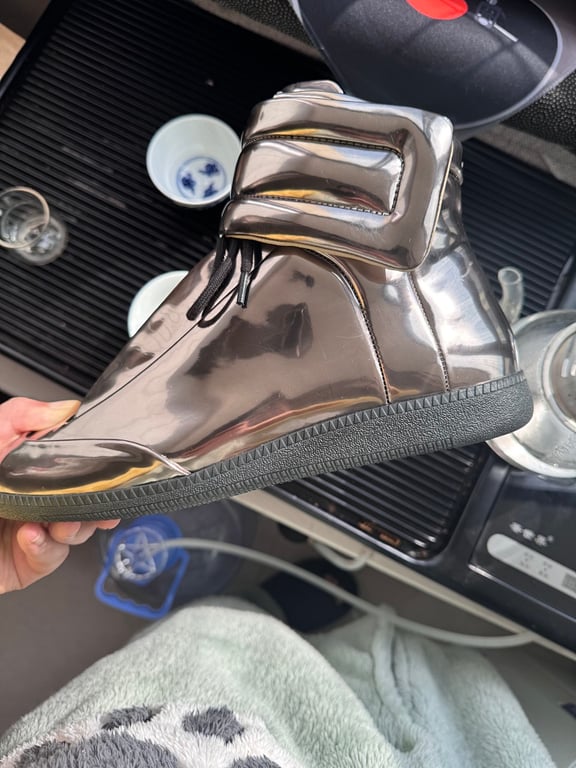 Maison Margiela Future High-Top Metallic Silver - 2