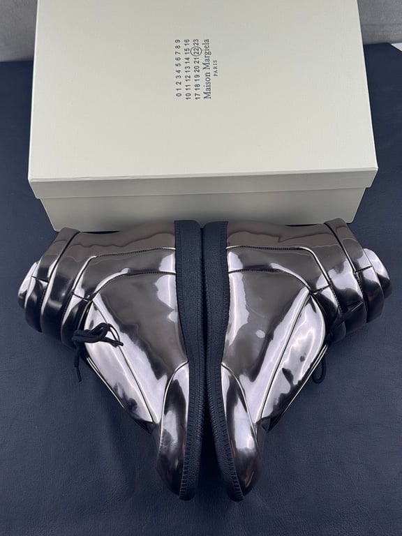 Maison Margiela Future High-Top Metallic Silver - 7
