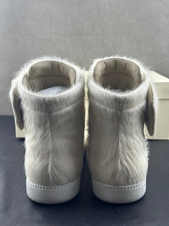 Maison Margiela Future High-Top Pony Hair White - 5
