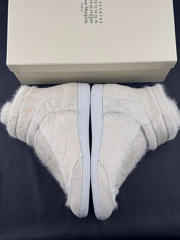 Maison Margiela Future High-Top Pony Hair White - 7
