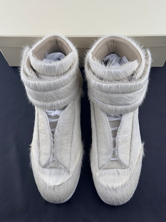 Maison Margiela Future High-Top Pony Hair White - 8