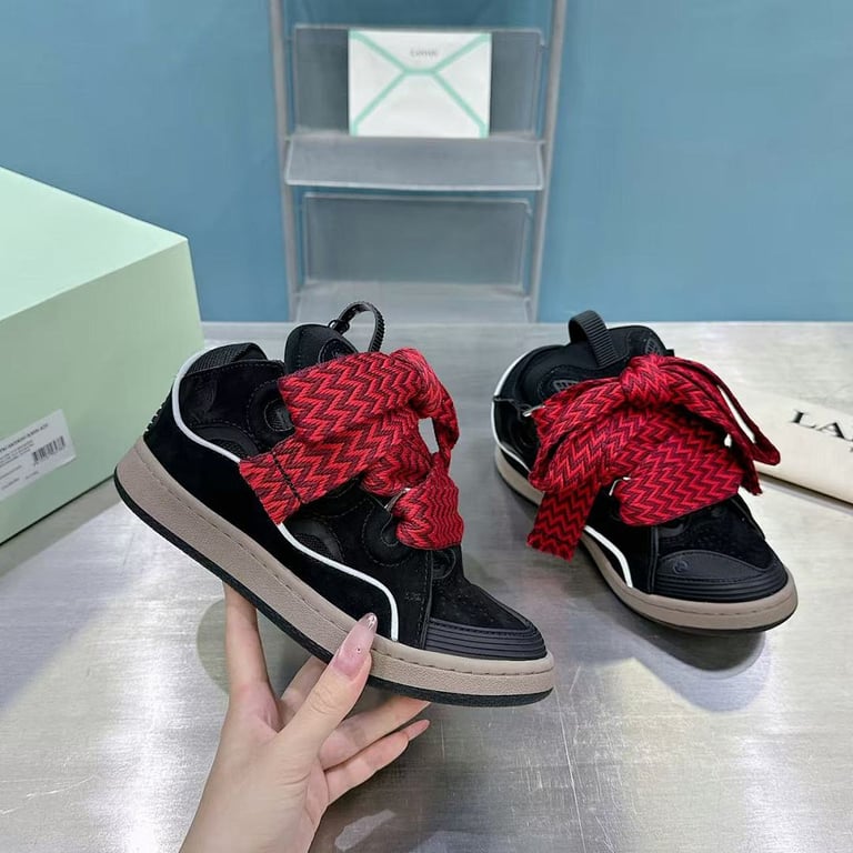 Lanvin Curb Kids Black Red