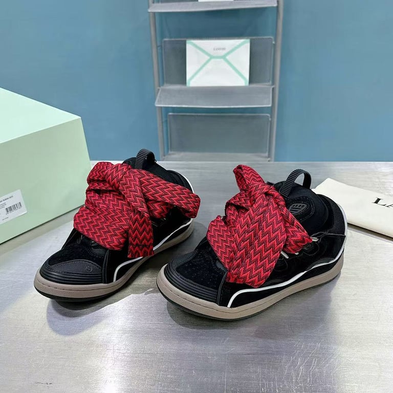 Lanvin Curb Kids Black Red - 2