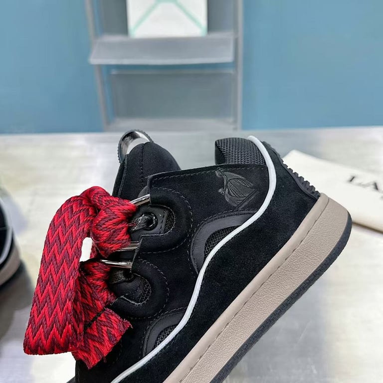 Lanvin Curb Kids Black Red - 4