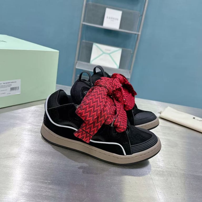 Lanvin Curb Kids Black Red - 8
