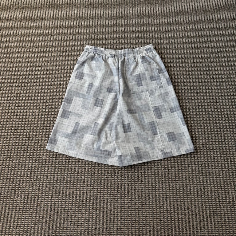 Mertra Geometric Grid Shorts - 11