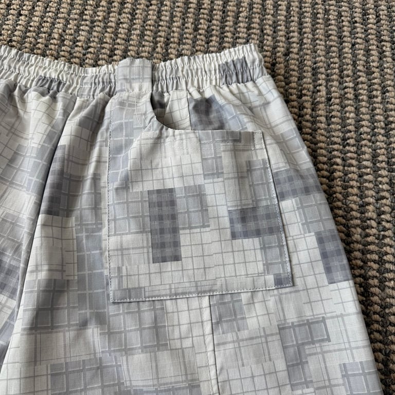 Mertra Geometric Grid Shorts - 12