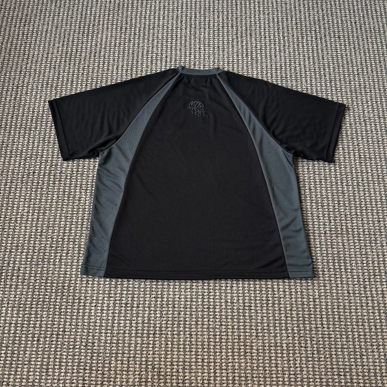 Mertra Contrast Panel T-Shirt Black/Grey - 11