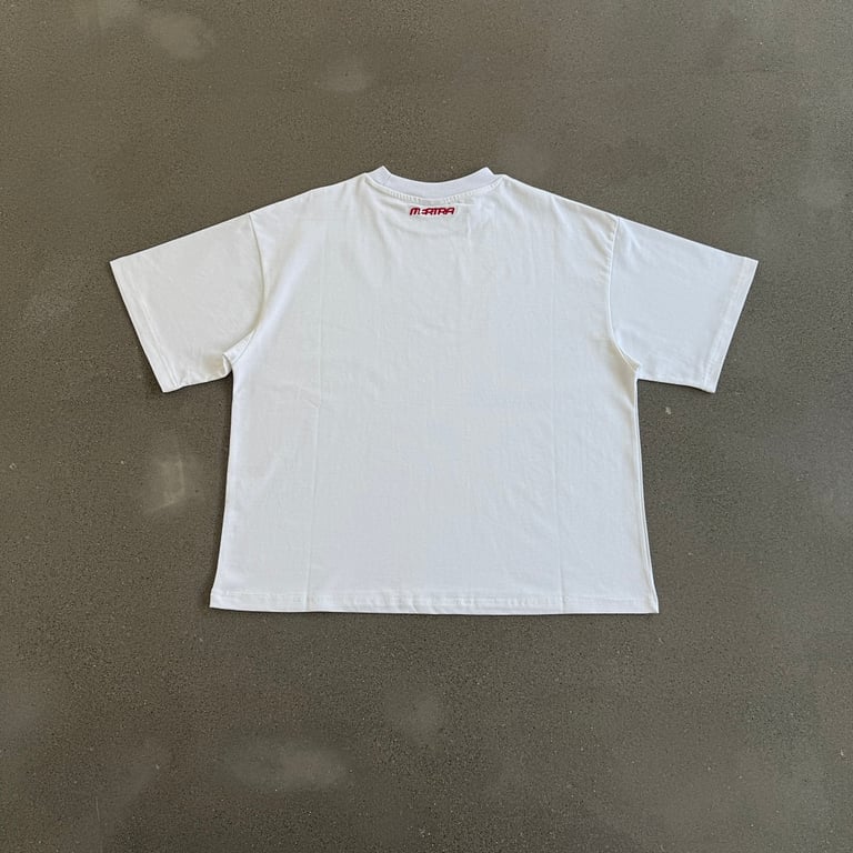 Mertra Butterfly Graphic T-Shirt White - 12