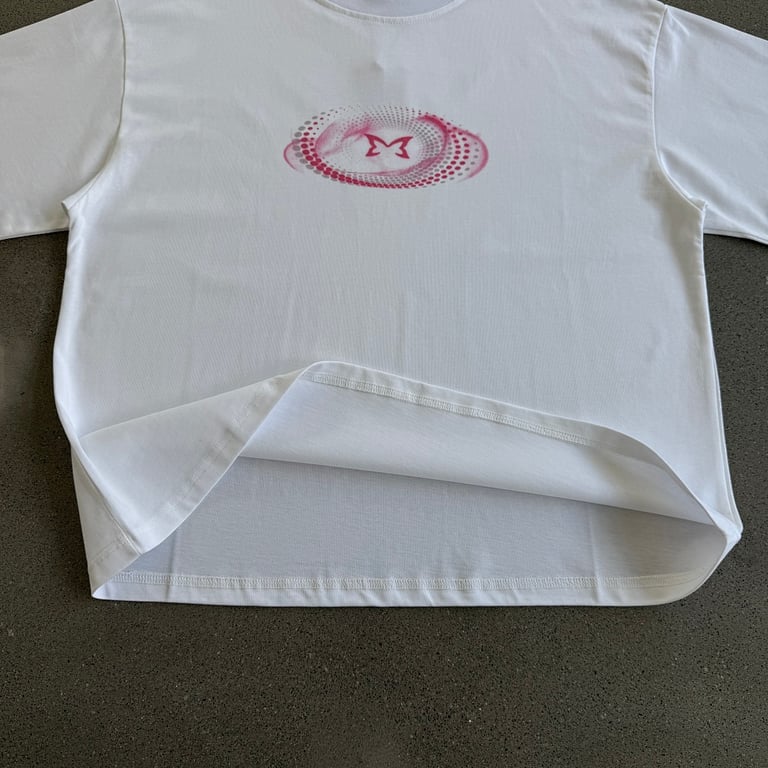 Mertra Butterfly Graphic T-Shirt White - 6
