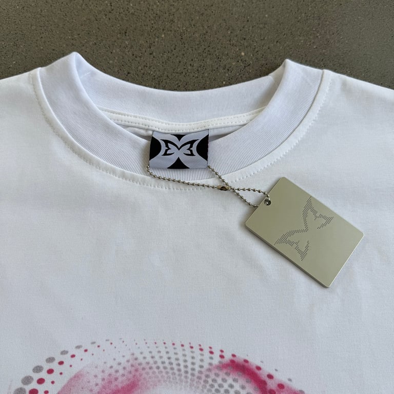 Mertra Butterfly Graphic T-Shirt White - 9