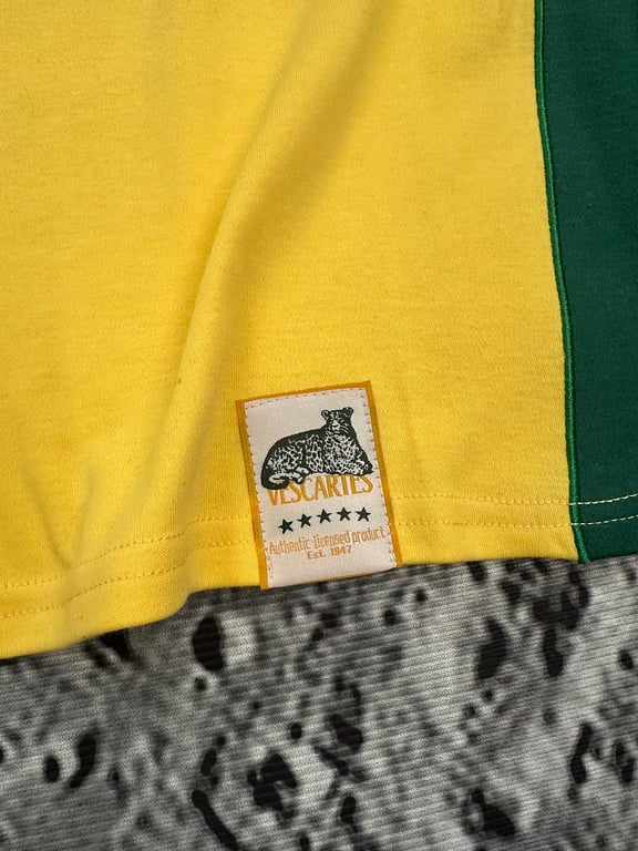 Vescartes Brazil Floral Jersey Yellow - 9