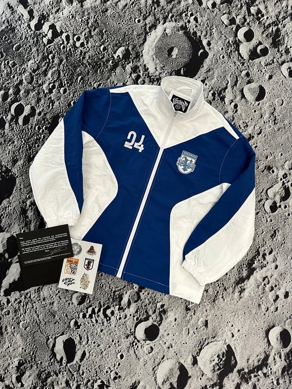 Vescartes Double Lion Legion Windbreaker Blue/White - 2