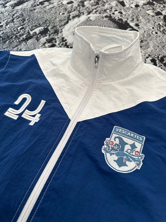 Vescartes Double Lion Legion Windbreaker Blue/White - 8