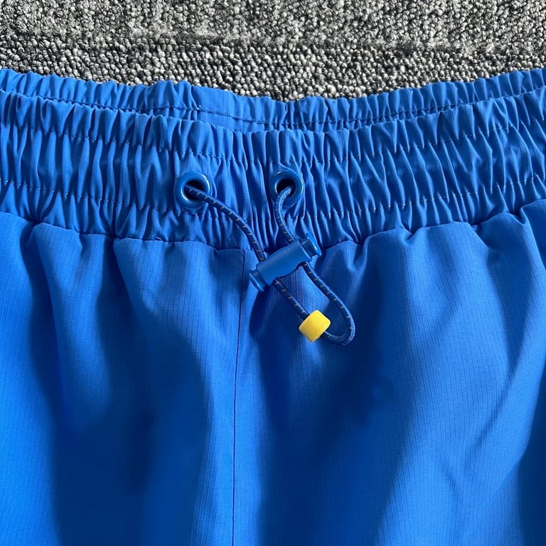 Syna World Vortex Track Shorts Blue/Yellow - 9