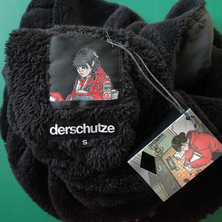 Derschutze Graphic Fleece Balaclava Hoodie - 17