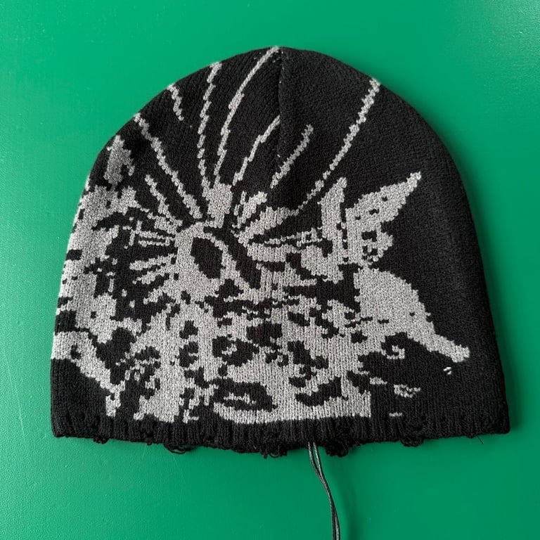 Derschutze Graphic Knit Beanie - 6
