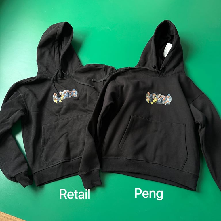 Derschutze Jazz Musicians Embroidered Hoodie Black - 2