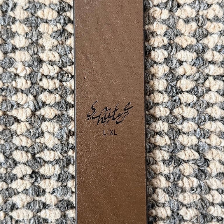 Derschutze Embroidered Brown Belt - 11