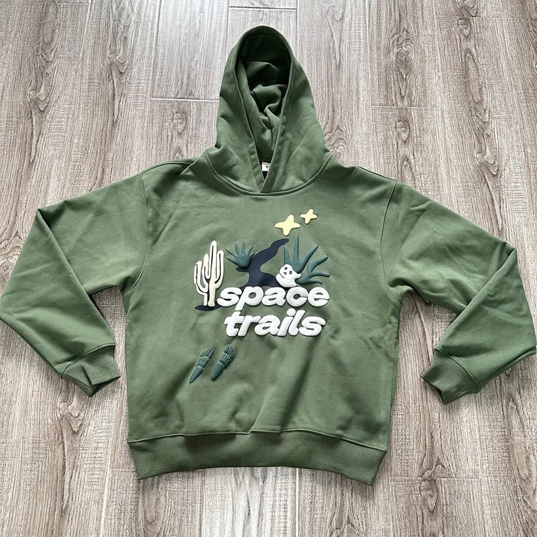 Broken Planet Space Trails Hoodie Agave Green - 12