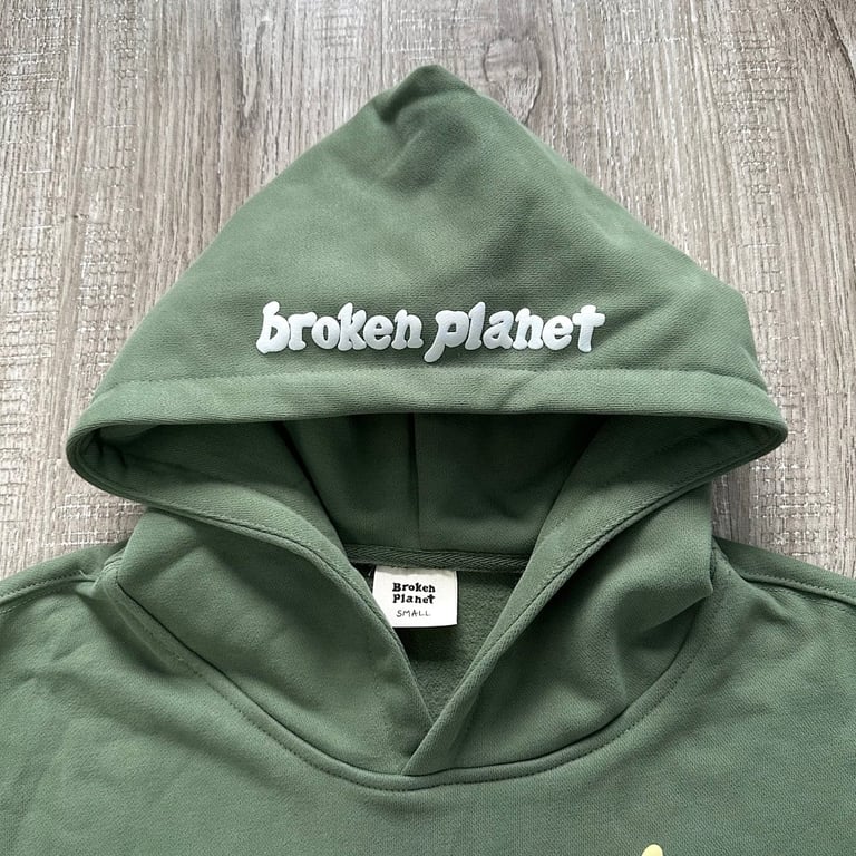 Broken Planet Space Trails Hoodie Agave Green - 18