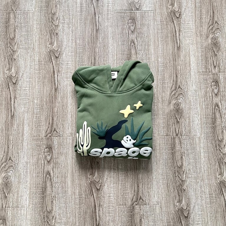 Broken Planet Space Trails Hoodie Agave Green - 19