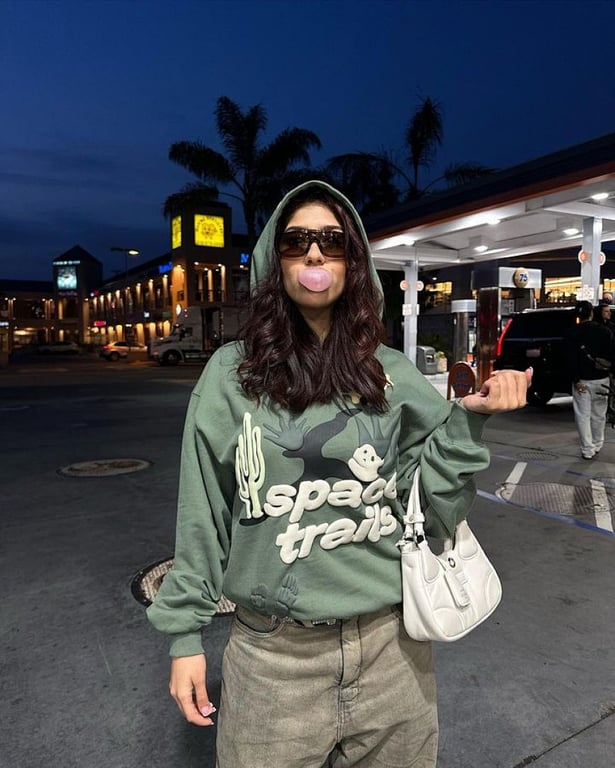 Broken Planet Space Trails Hoodie Agave Green - 5
