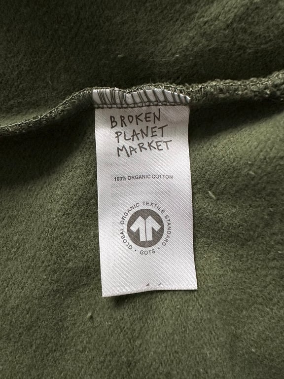 Broken Planet Space Trails Hoodie Agave Green - 9