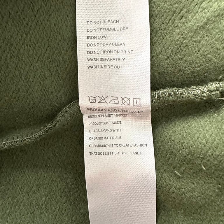 Broken Planet Space Trails Hoodie Agave Green - 10