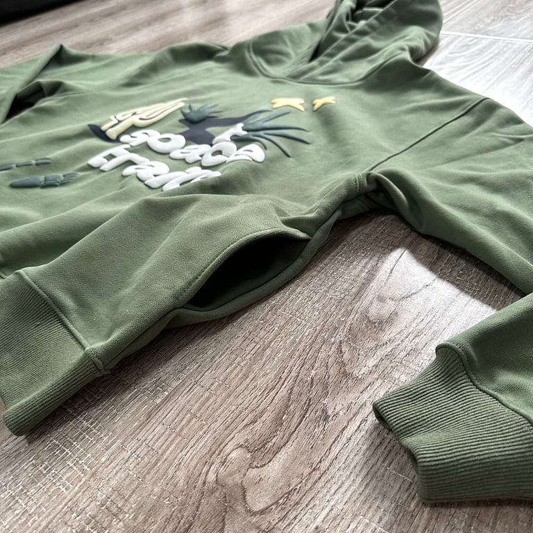 Broken Planet Space Trails Hoodie Agave Green - 11