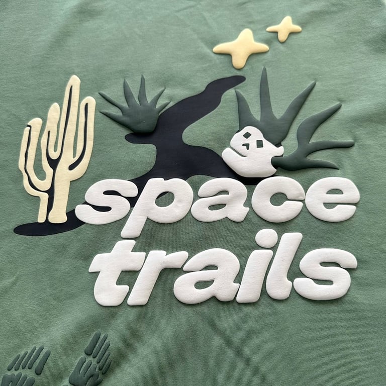 Broken Planet Space Trails T-shirt Agave Green - 14