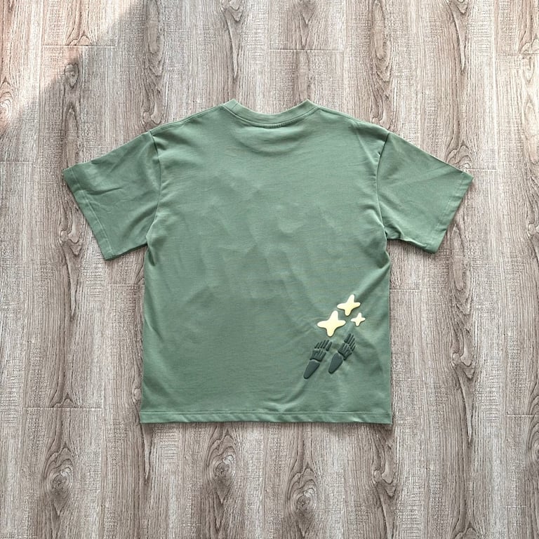 Broken Planet Space Trails T-shirt Agave Green - 15