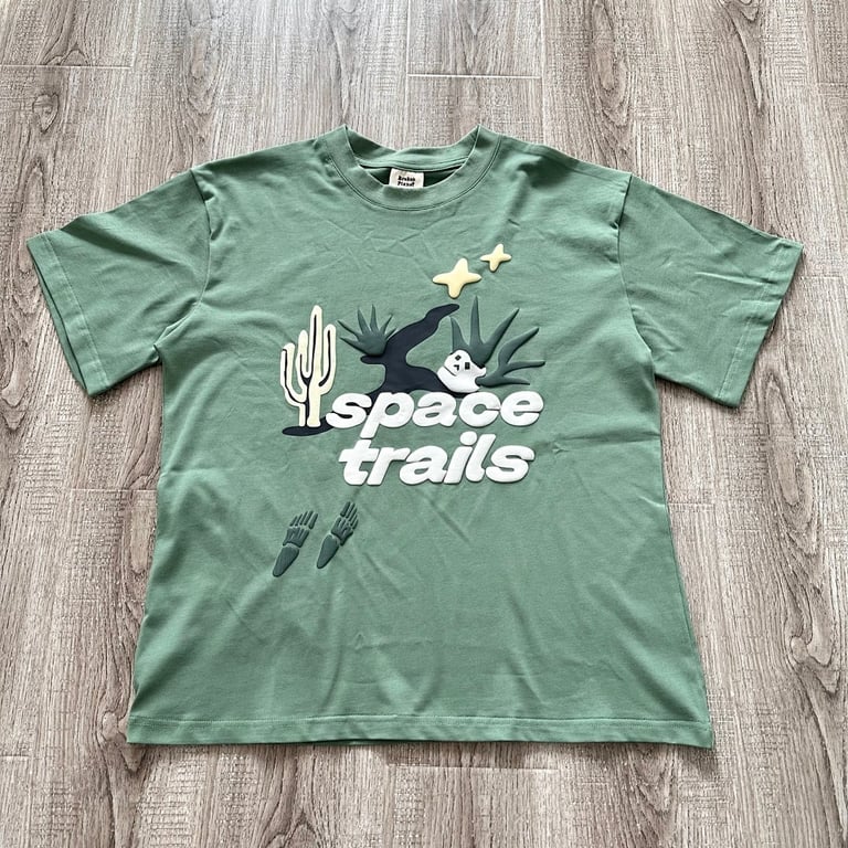 Broken Planet Space Trails T-shirt Agave Green - 19