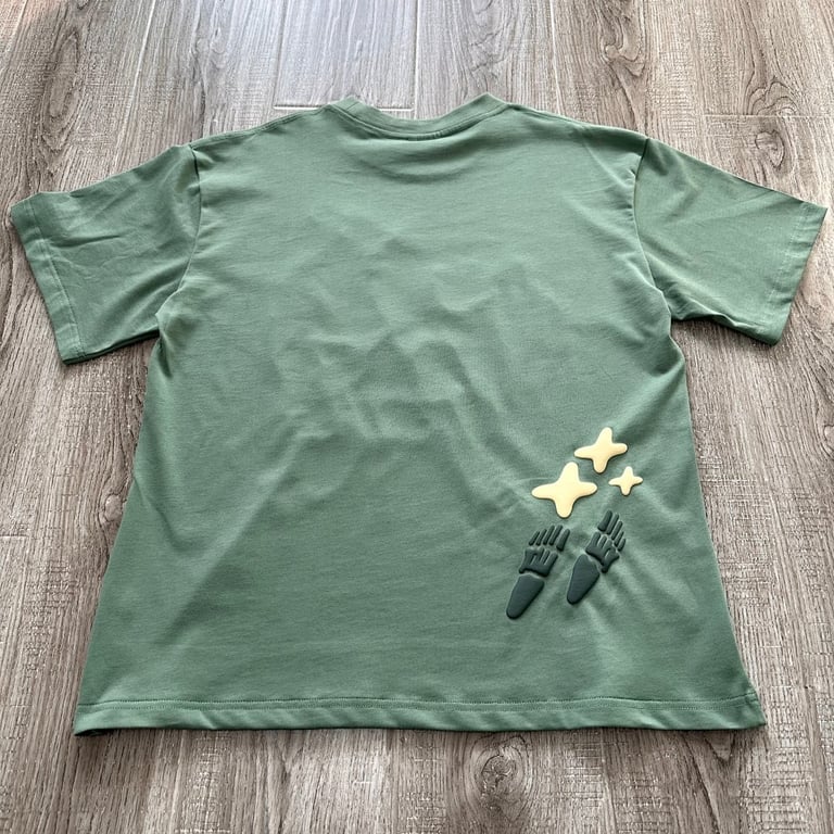 Broken Planet Space Trails T-shirt Agave Green - 10