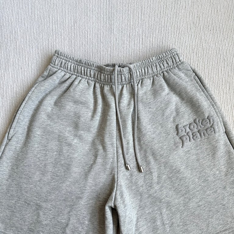 Broken Planet Grey Logo Shorts - 11