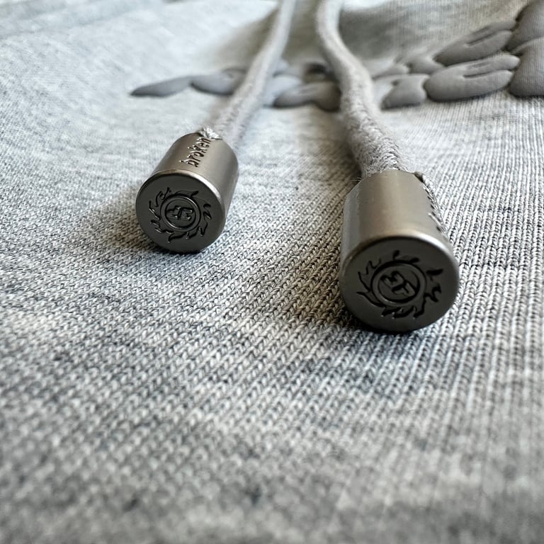 Broken Planet Grey Logo Shorts - 5