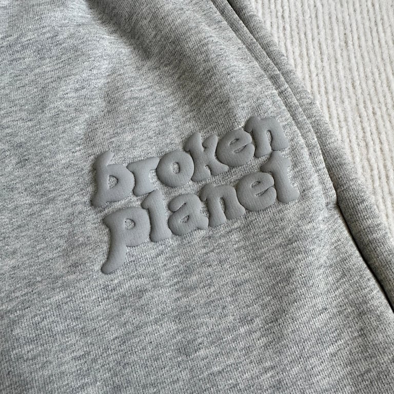 Broken Planet Grey Logo Shorts - 9