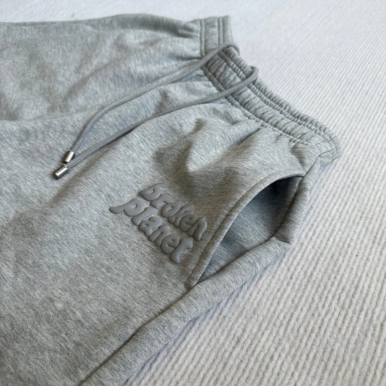 Broken Planet Grey Logo Shorts - 10
