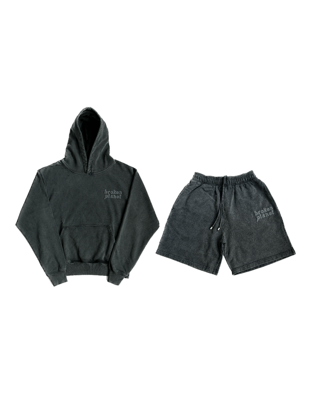 Broken Planet Washed Soot Basic Shorts - 2