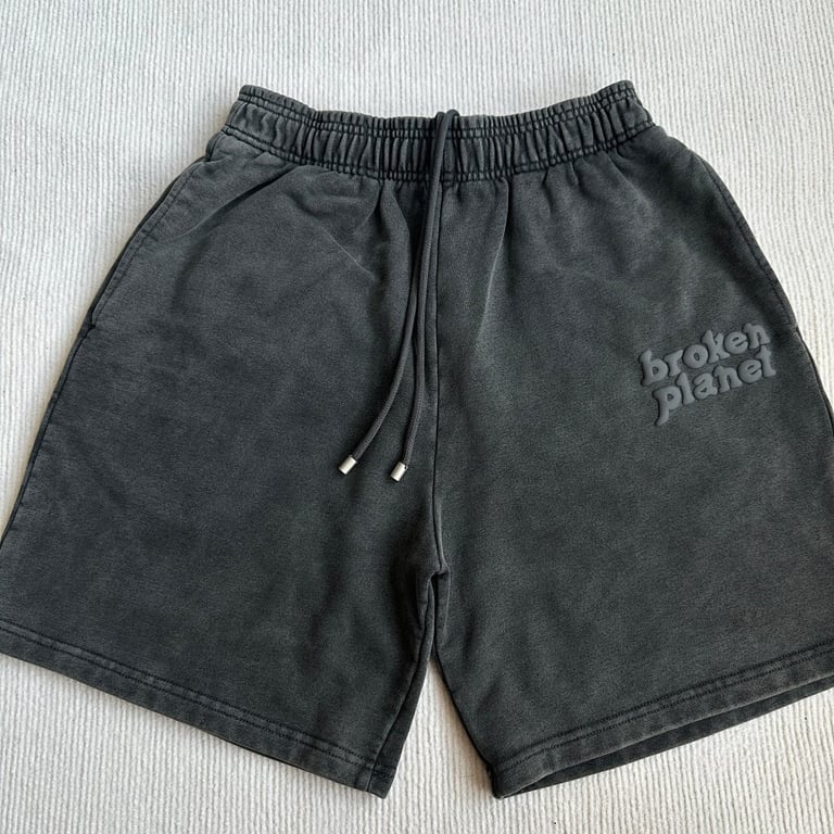 Broken Planet Washed Soot Basic Shorts - 11