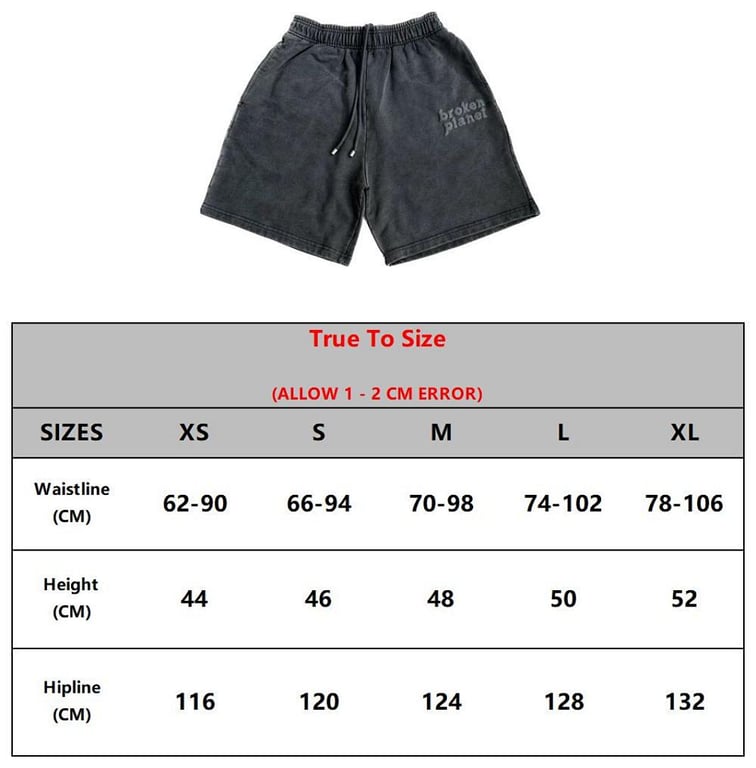 Broken Planet Washed Soot Basic Shorts - 3