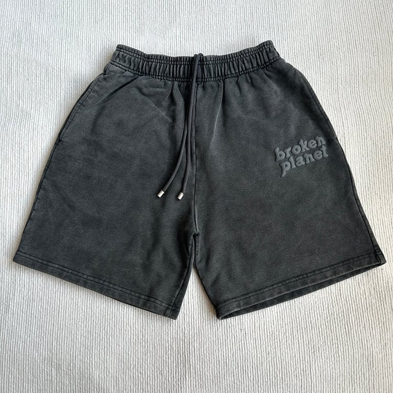 Broken Planet Washed Soot Basic Shorts - 7