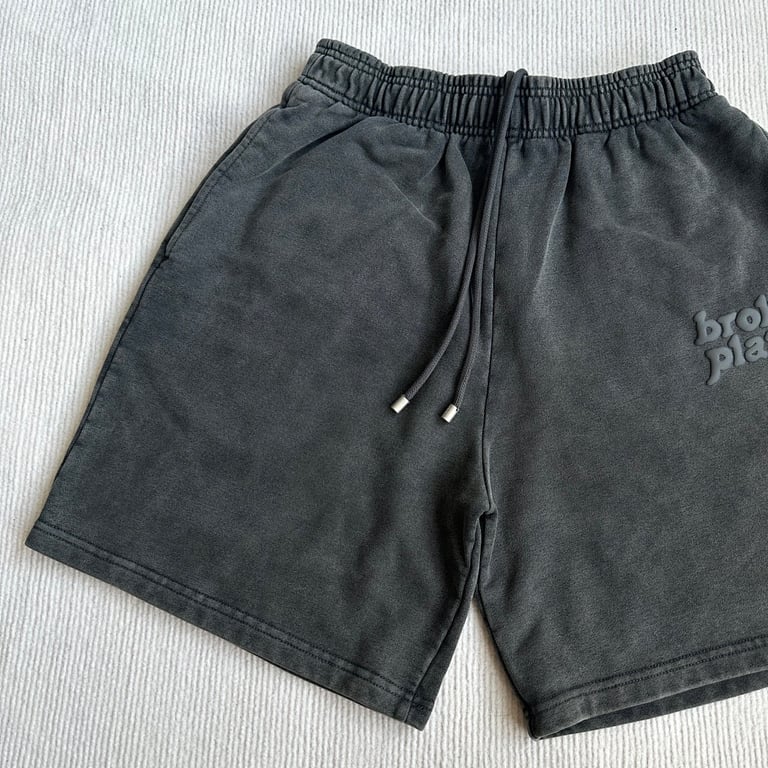 Broken Planet Washed Soot Basic Shorts - 9