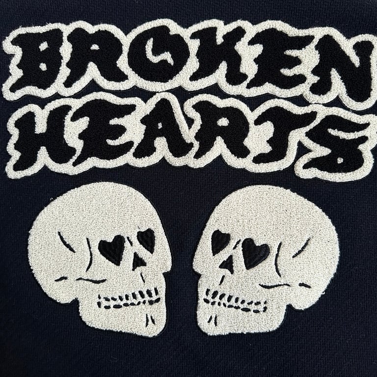 Broken Planet Varsity Jacket Black/White - 31